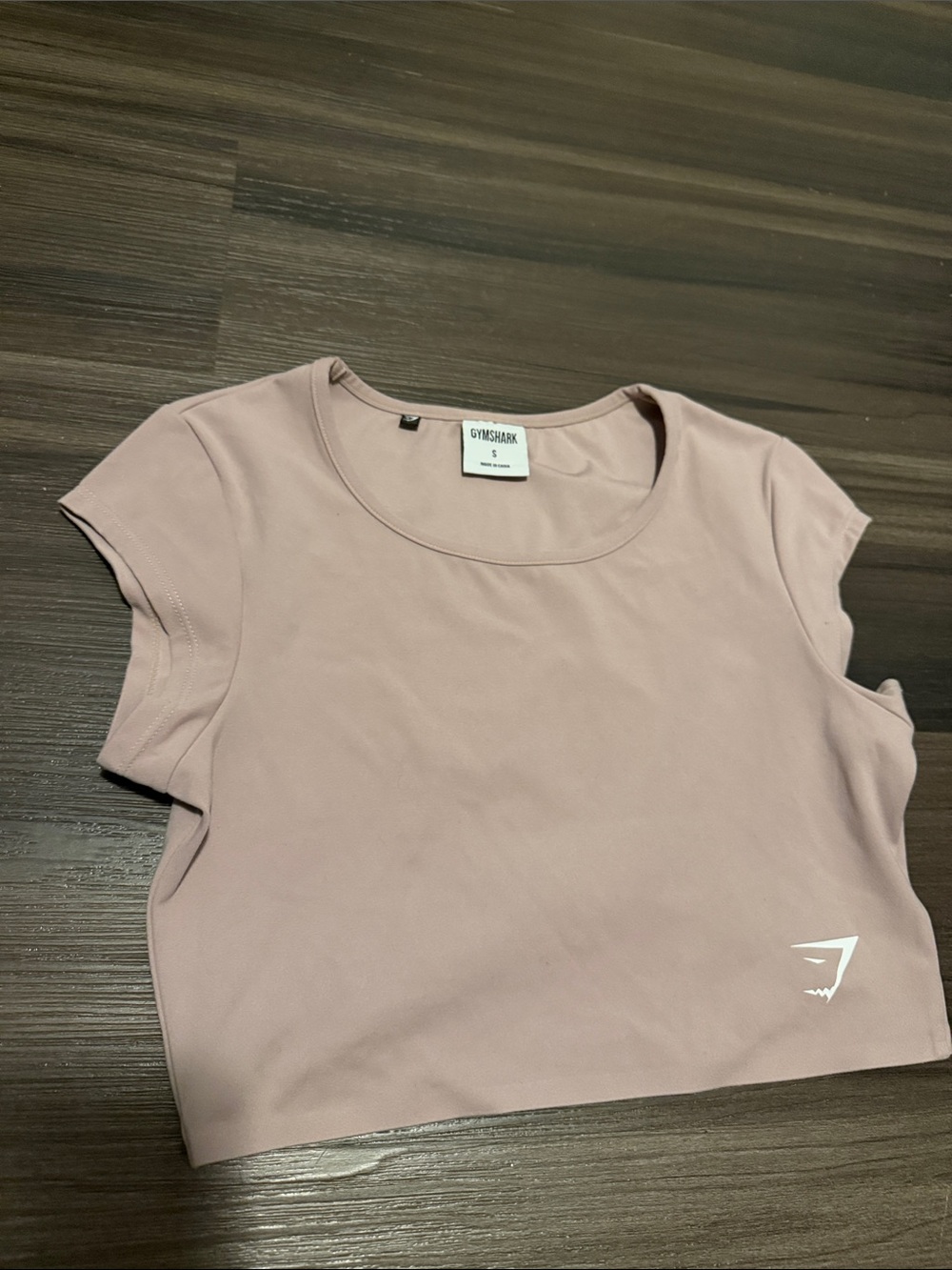 Gymshark Dusty Mauve Crop Top - Women's Short Sleeve